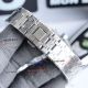 HBF replica audemars piguet royal oak chronograph white silver dial stainless steel watch (5)_th.jpg